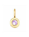 Birthstone Round Charm