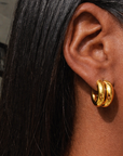 Tally Gold Statement Earrings