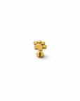 Dog Paw Flat Back Single Stud