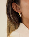 Joan Mixed Metal Hoops