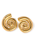 Nautilus Shell Statement Earrings