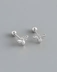 Tiny Bee Screwback Stud Earring