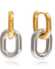 Joan Mixed Metal Hoops