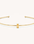 Birthstone Gold Bangle