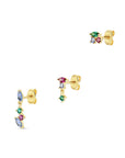 Bloom Multicolored Studs
