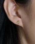 Tiny Bee Screwback Stud Earring