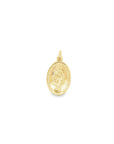 Virgin Mary Oval Charm