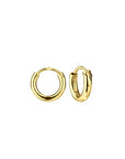 Brynn 10mm chunky hoop earrings in 14k gold plated sterling silver