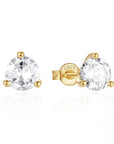 Jumbo Solitaire CZ Studs