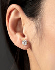 Jumbo Solitaire CZ Studs