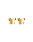 Butterfly Gold Plated Studs