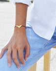 18k gold vermeil MTL map friendship bracelet whatnotz.com