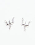 Barbados broken Trident earring Sterling silver whatnotz.com