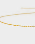 18" cable chain 18K gold vermeil whatnotz.com
