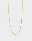 cable chain 18K gold vermeil 18" whatnotz.com