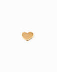 Bim earrings -Mix & Match heart stud Gold vermeil whatnotz.com
