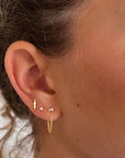 Tiny CZ Heart Single Stud