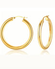 Waterproof Gold Hoops