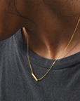 Mini Engravable Bar Necklace