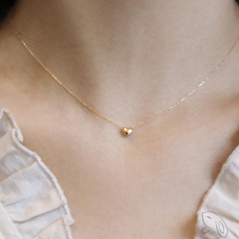 Mini Bubble Heart Necklace