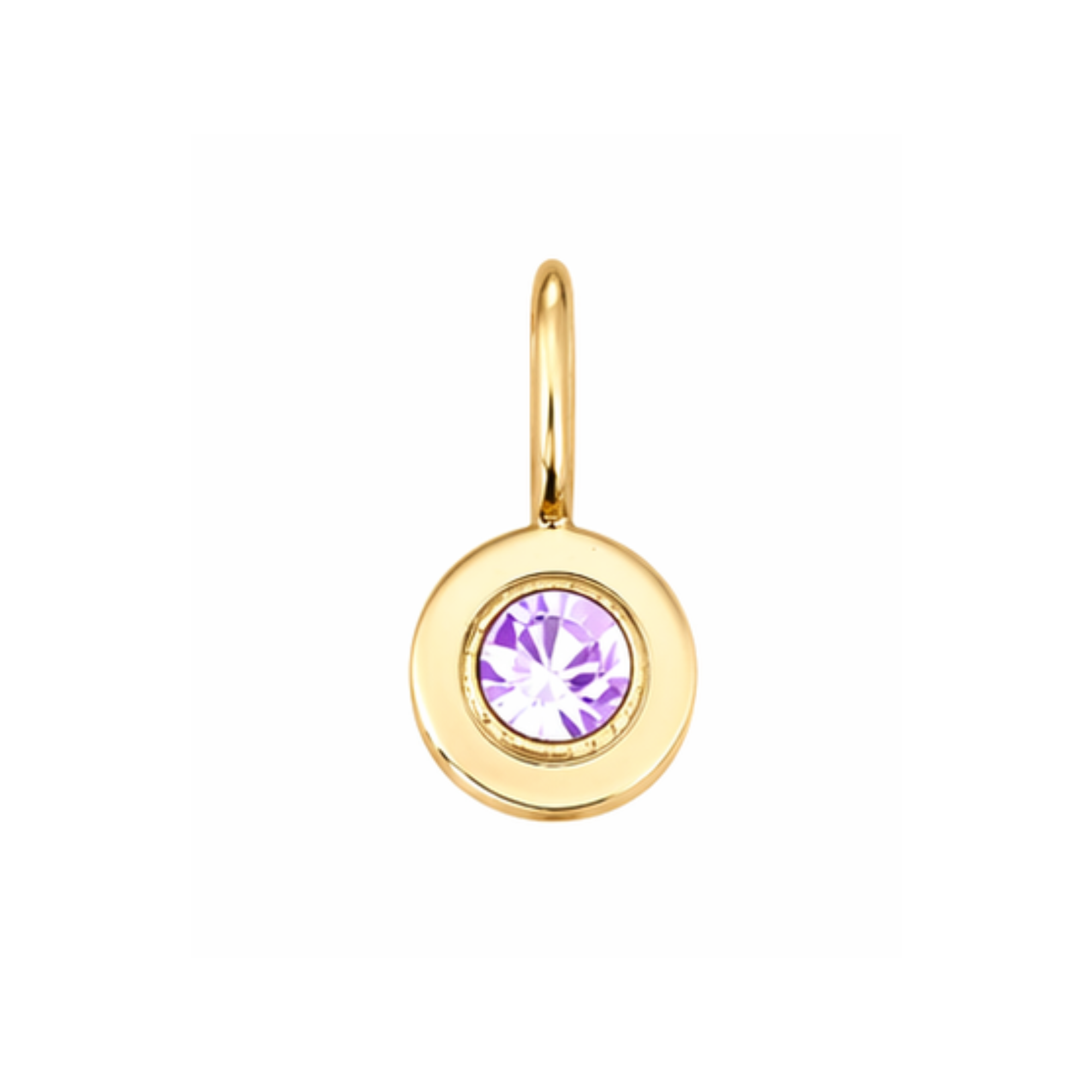 Birthstone Round Charm