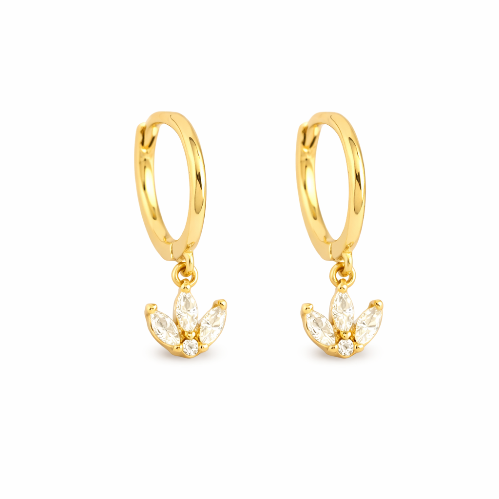The Lotus Huggie Earing