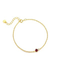 Birthstone Gold Bracelet