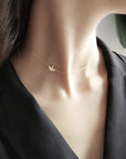 L'Oiseau Gold Choker Necklace
