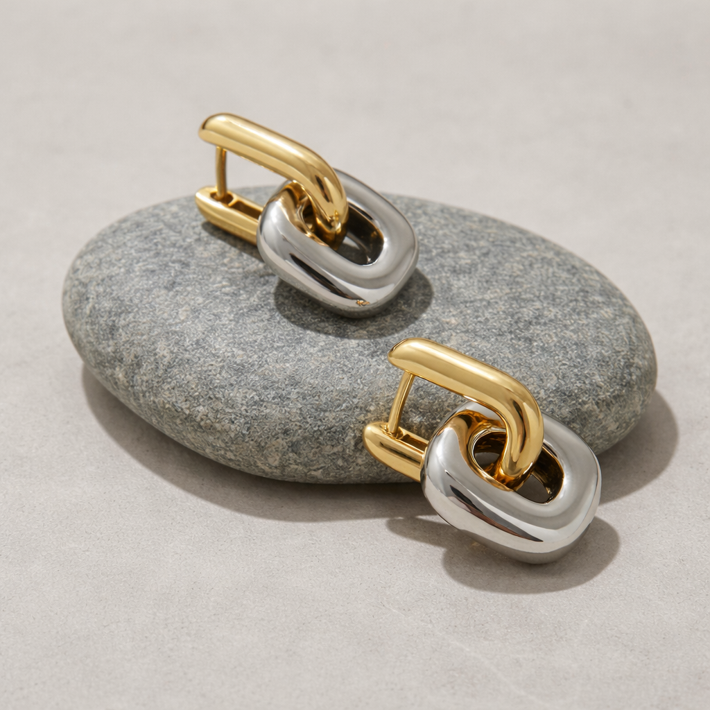 Bianca Mixed Metal Earrings