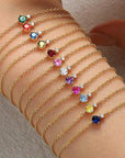 Birthstone Gold Bracelet