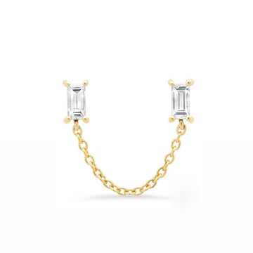 Willow Connected Chain Stud