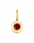 Birthstone Round Charm