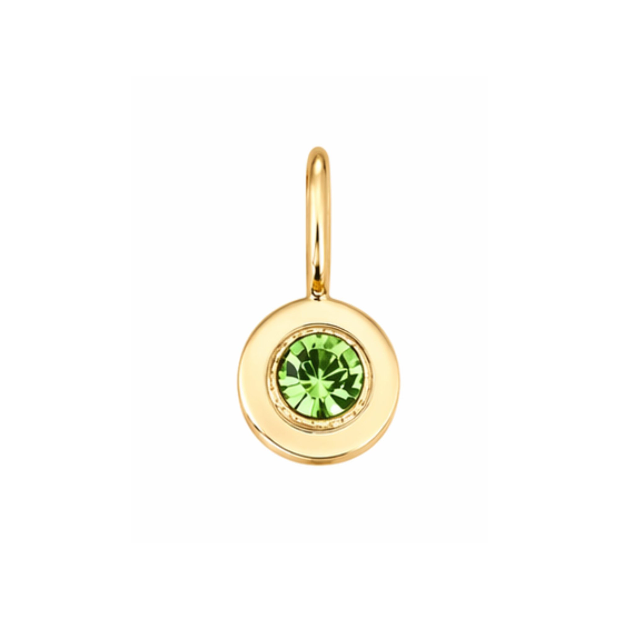 Birthstone Round Charm
