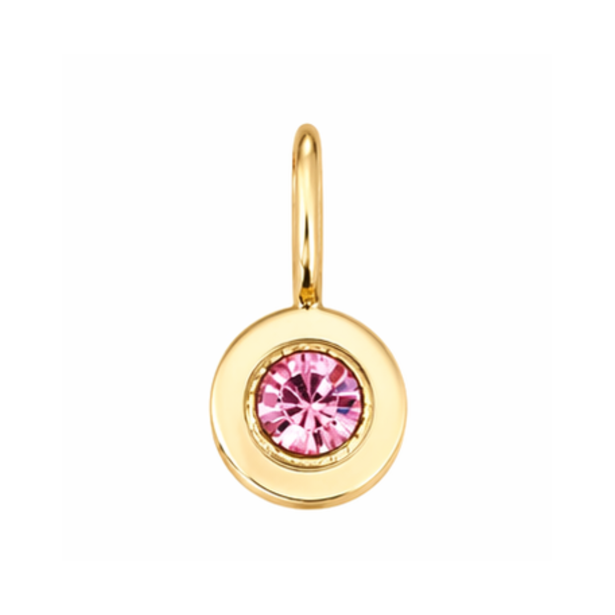 Birthstone Round Charm