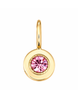 Birthstone Round Charm