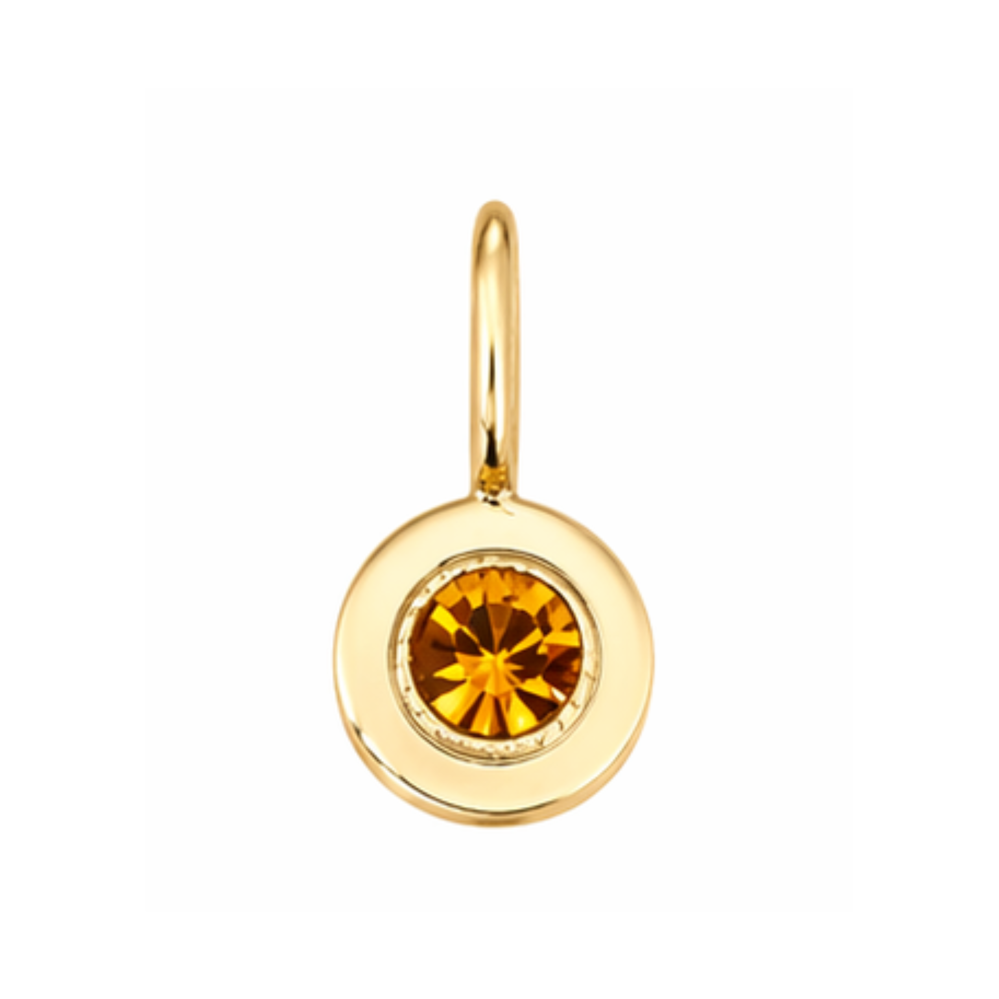 Birthstone Round Charm