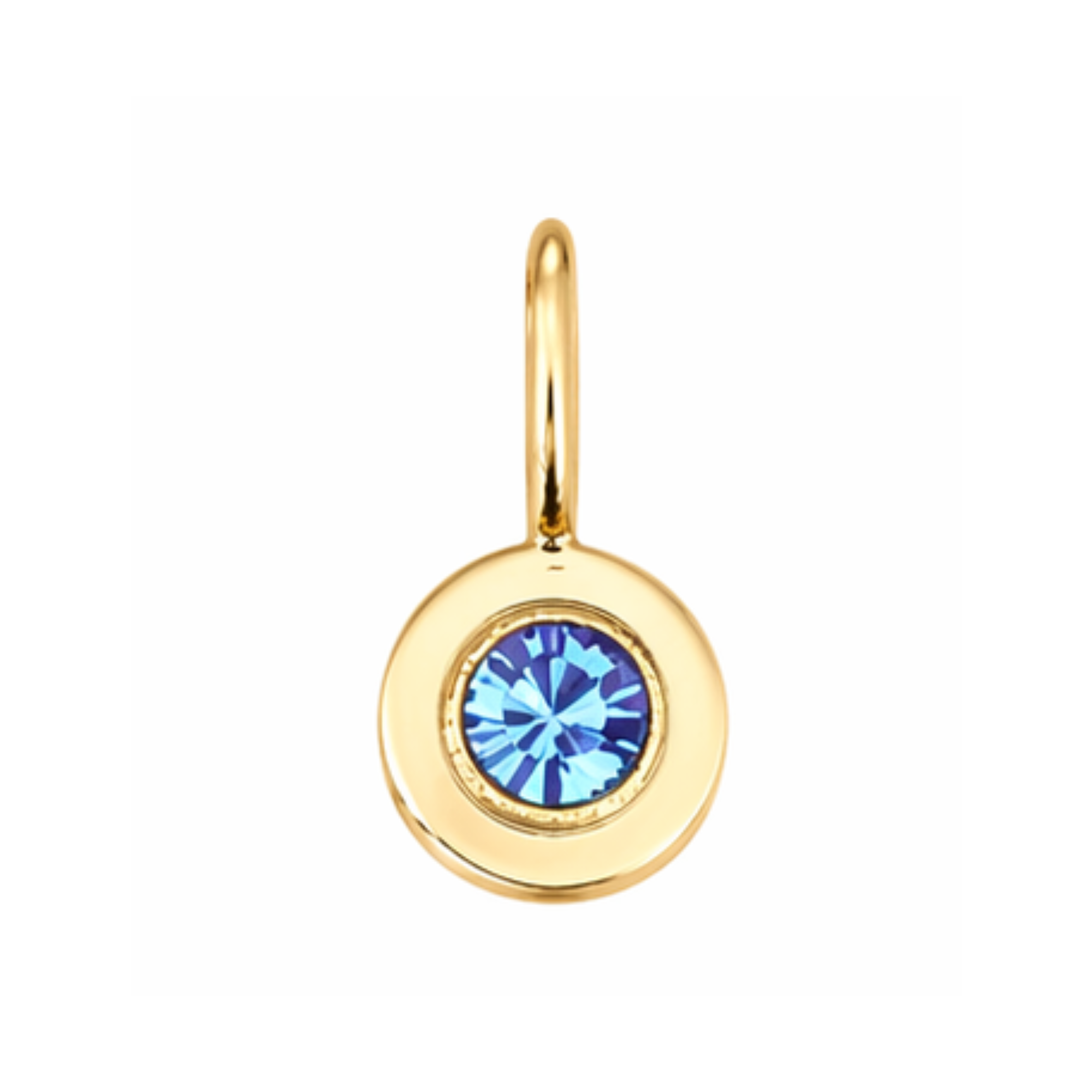 Birthstone Round Charm
