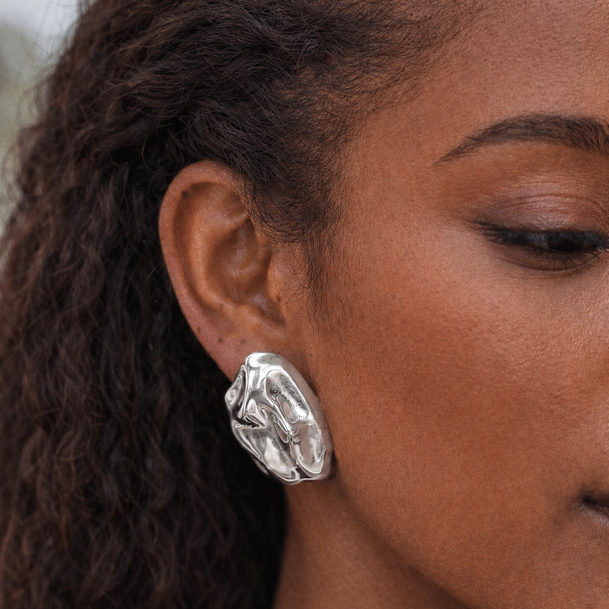 Pebble Statement Earrings