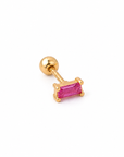 Lizzy Baguette Screw Back Stud