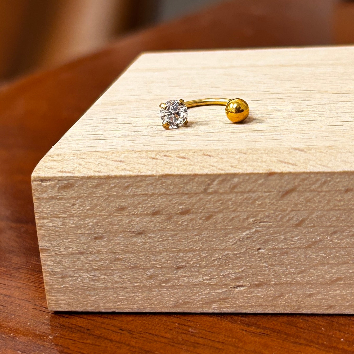 CZ Horseshoe Earrings