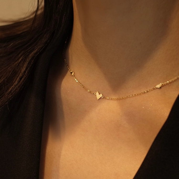 Three Heart Necklace