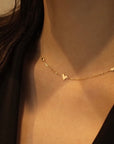 Three Heart Necklace