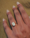 Sydney Oval Cut Promise Ring