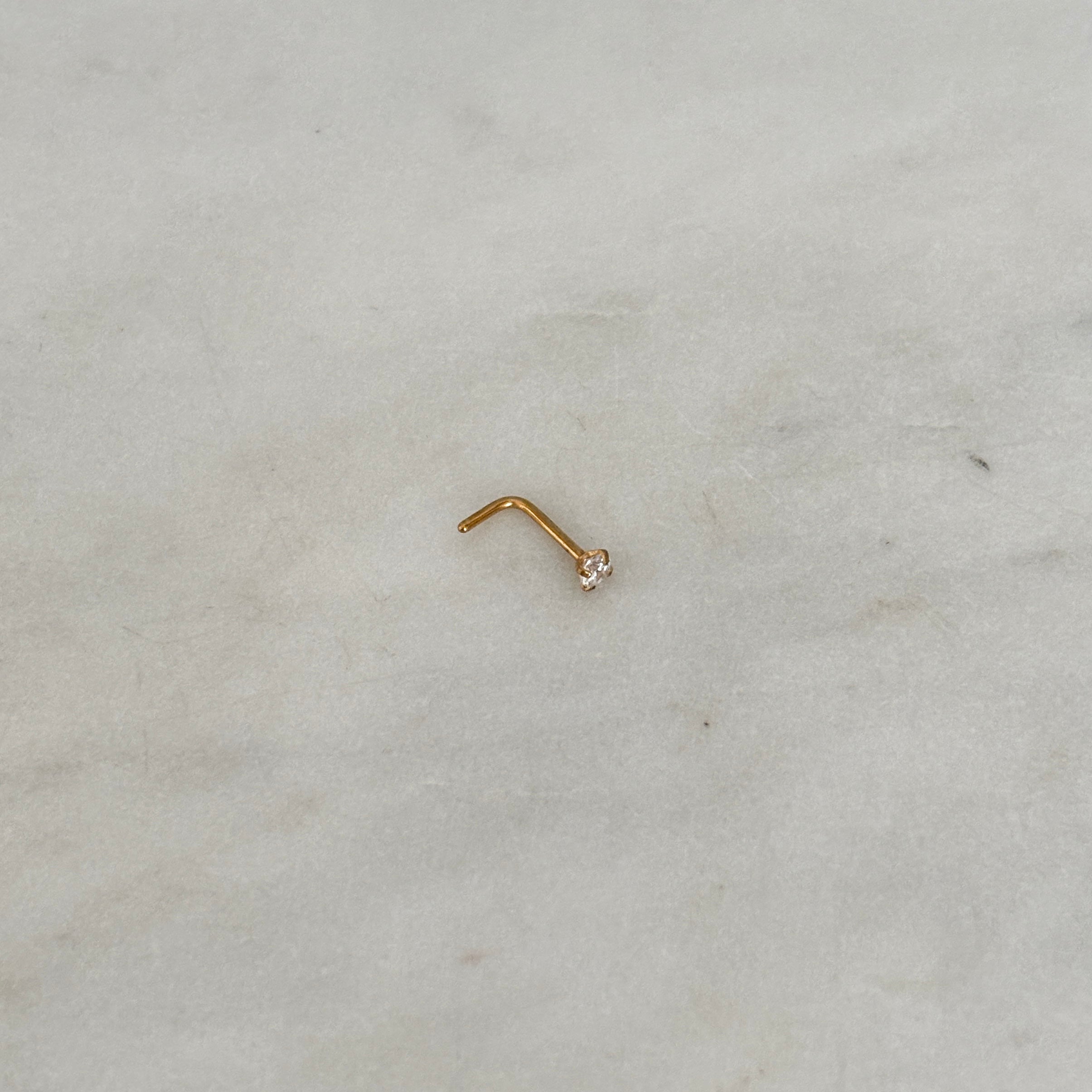 Essential Mini Nose L-Rod Stud