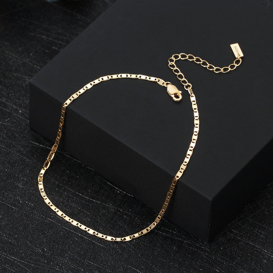 Anchor Flat Link Anklet