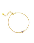 Birthstone Gold Bracelet