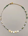 Sadie Emerald Beaded Necklace