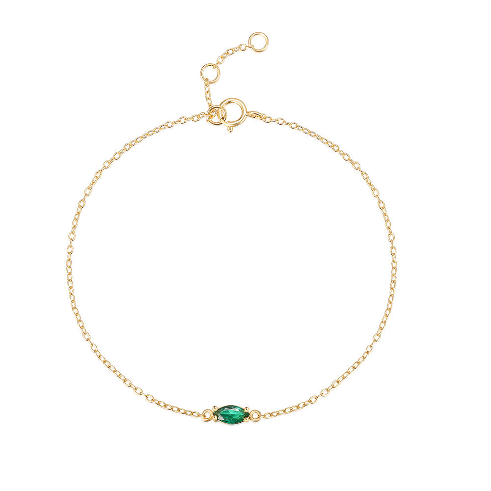 Eva Green Stone Bracelet