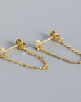 Malia Chain Threader Studs