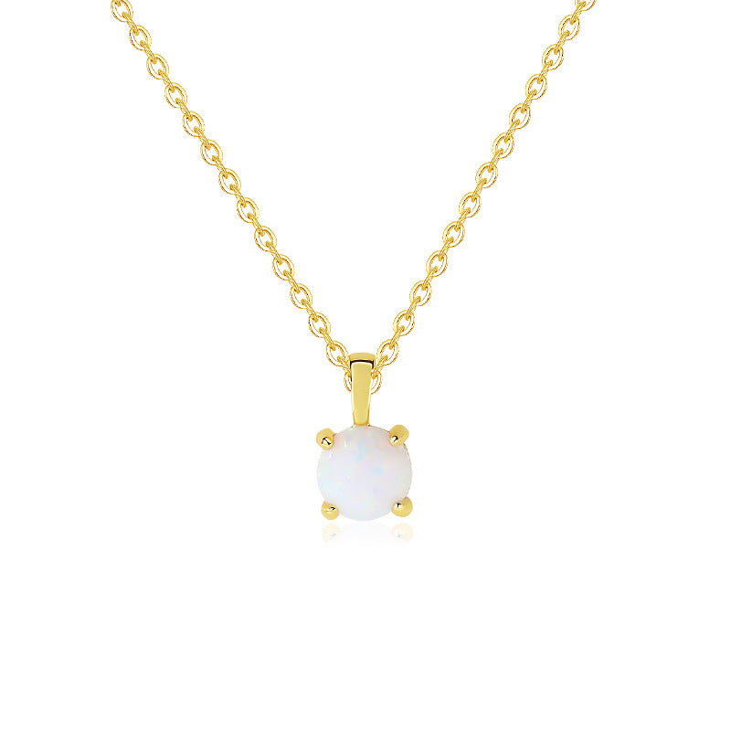 Opal Gold Plated Necklace